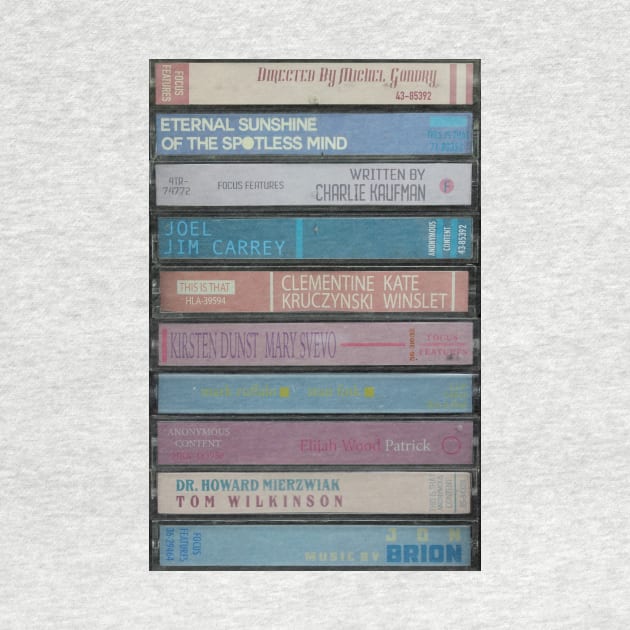 Eternal Sunshine of the Spotless Mind Cassettes by JordanBoltonDesign